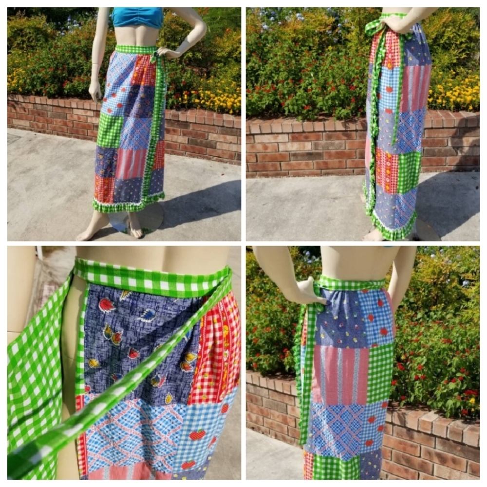 Mountain Artisans Patchwork Quilt Maxi Wrap Maxi … - image 3